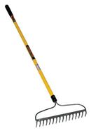 Seymour Midwest Yellow Bow Rake with Fiberglass Handle 