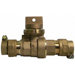 3/4 in. PEP Brass Ball Valve Curb Stop