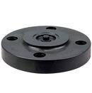 6 in. Blind SDR 80 PVC Flange in Dark Grey