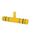 1 in. Insert x Swing Barbed Pipe Straight Clampless Plastic Tee