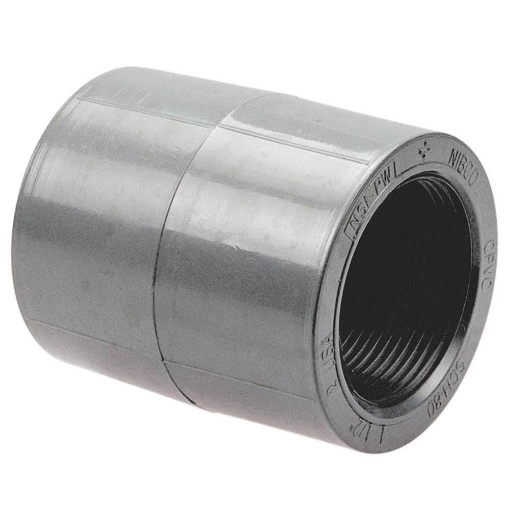 Chemtrol Grey Plain End x MPT SDR 21 PVC Adapter 