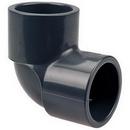 4 in. Socket Straight Schedule 80 PVC 90 Degree Elbow