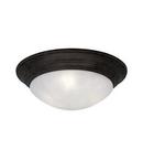 Designers Fountain Oil Rubbed Bronze 11 in. 75W 1-Light Incandescent Medium E-26 Flush Mount Ceiling Fixture 