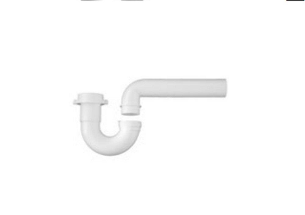 JB Products White Plastic P-Trap 