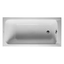 Duravit White 59-1/8 x 29-1/2 in. Soaker Drop-In Bathtub with Reversible Drain 