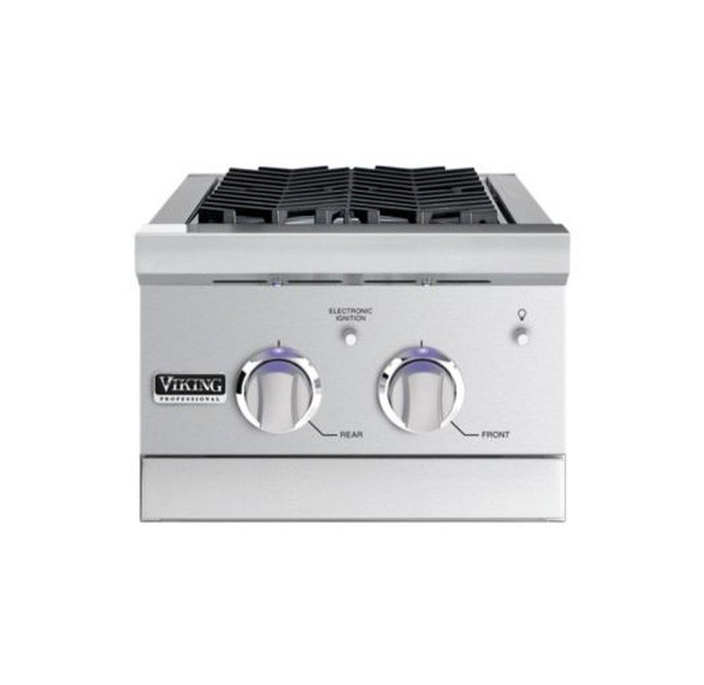 Viking Range Stainless Steel Double Side Burner in Stainless Steel 