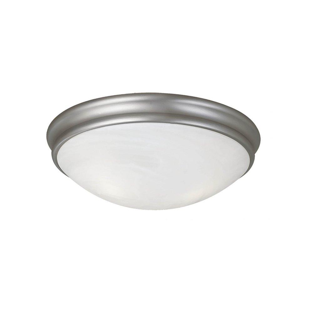 Millennium Lighting Satin Nickel 1-Light Flush Mount Ceiling Light 