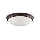 Millennium Lighting Rubbed Bronze 3-Light Flush Mount Ceiling Light 