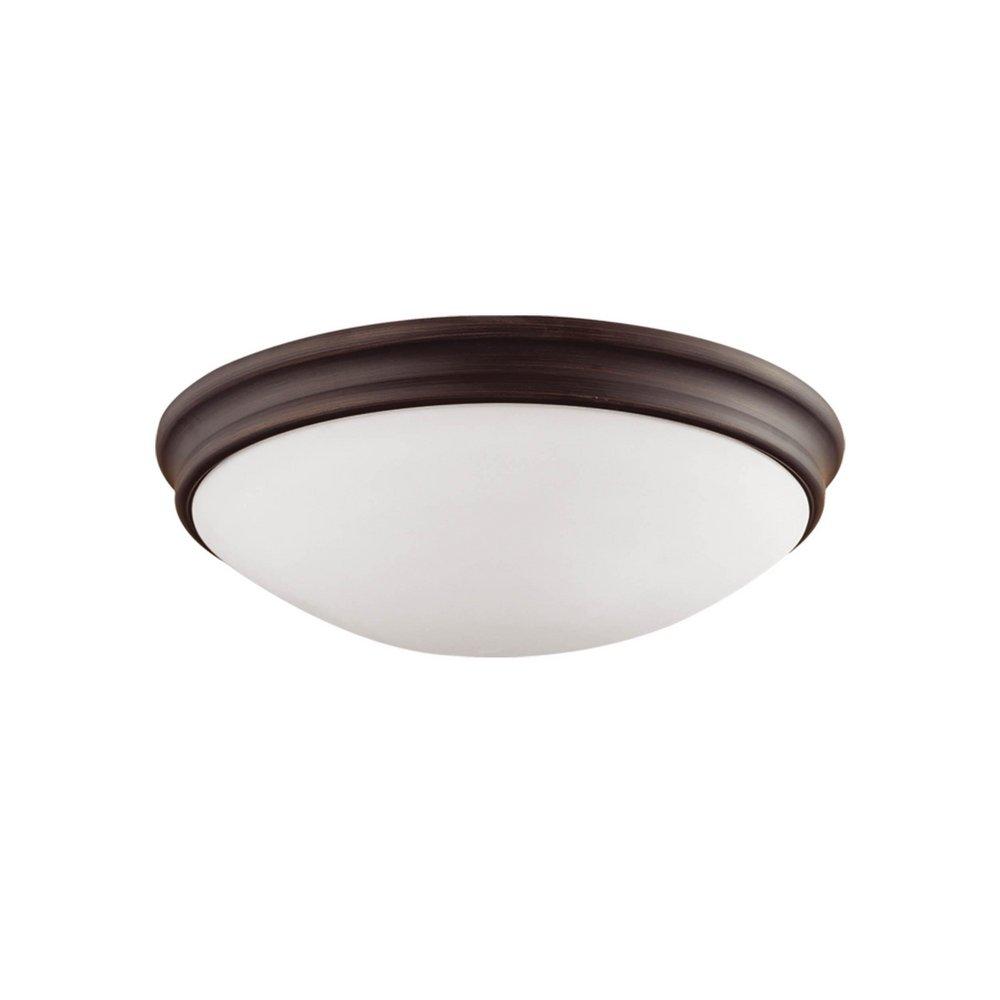 Millennium Lighting Rubbed Bronze 2-Light Flush Mount Ceiling Light 