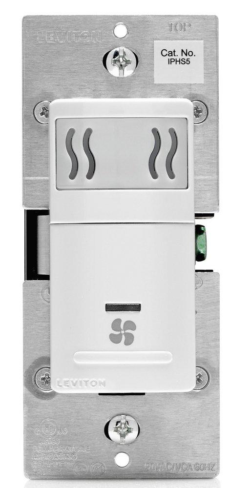 LEVITON White Humidity Sensor and Fan Control 
