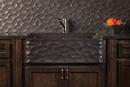 33 x 22 in. Composite Single Bowl Farmhouse Kitchen Sink in Honed Basalt
