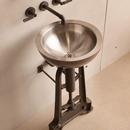 19 in. Pedestal Sink Base in Hot Wax