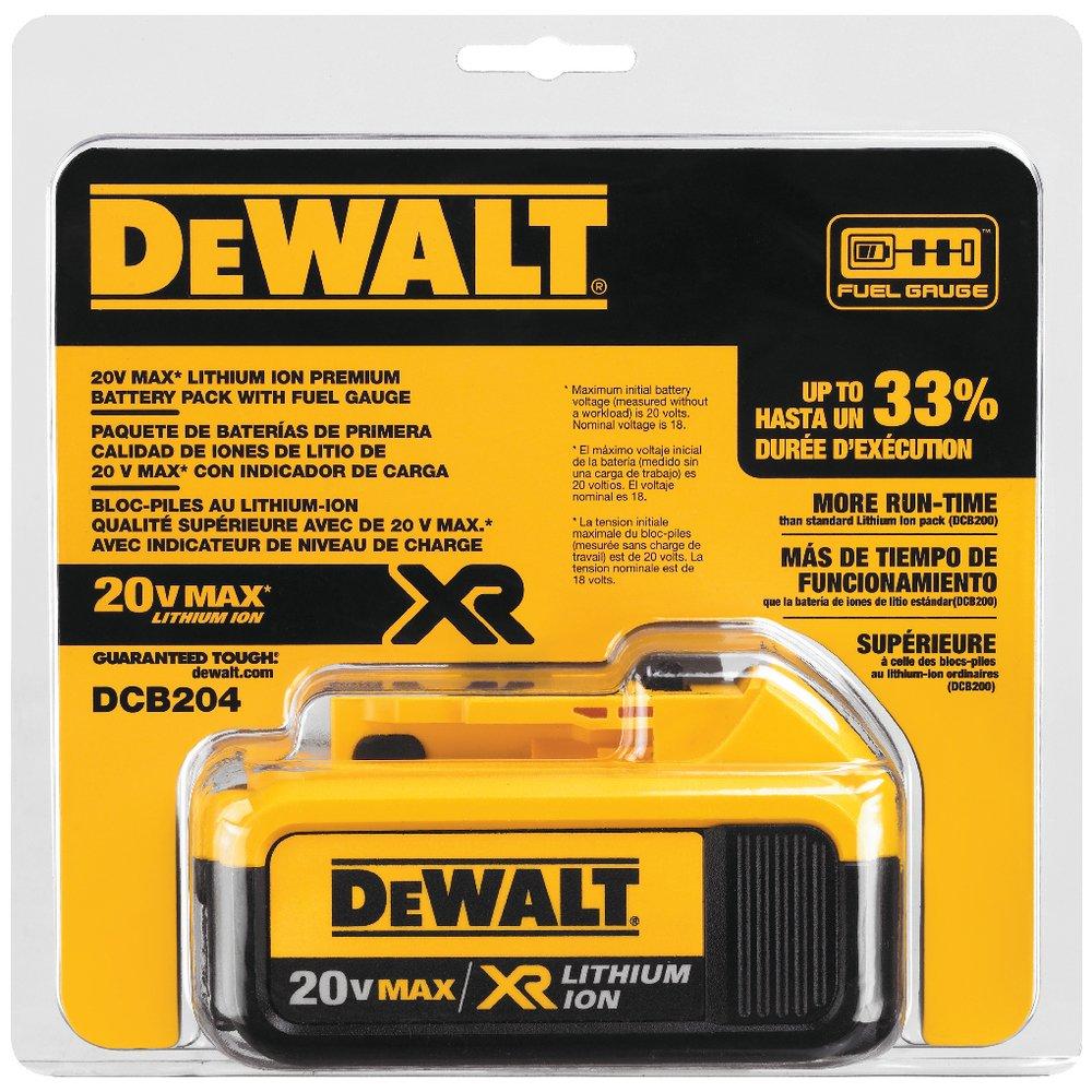 DEWALT Yellow/Black 20V Lithium-Ion Battery Pack 