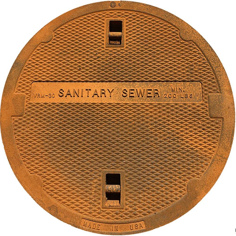 Bass and Hays Foundry Sanitary Lid Only for Sewer 
