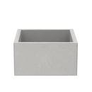15 x 15 in. Apron Front and Undermount NativeStone® Bar Sink in Ash