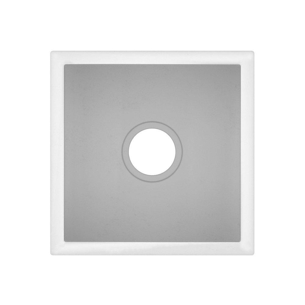 Native Trails Pearl 15 x 15 in. Apron Front and Undermount NativeStone&reg; Bar Sink 