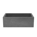Native Trails Slate 30 x 18 in. Concrete Single Bowl Farmhouse Kitchen Sink 