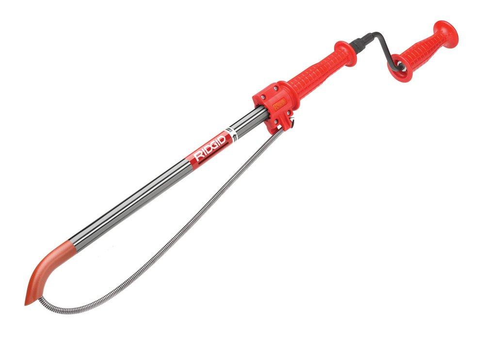 RIDGID Red Urinals and Shower Drains Auger 
