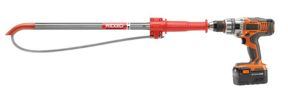 RIDGID Red Urinals and Shower Drains Auger 
