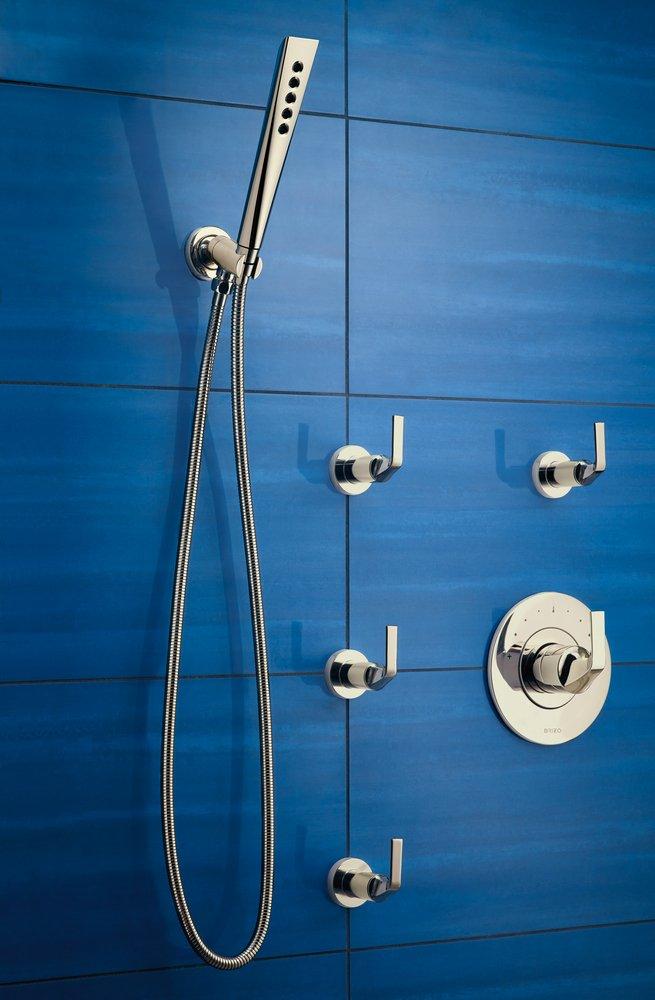 Brizo Matte Black Single Handle Bathtub & Shower Faucet (Trim Only) 