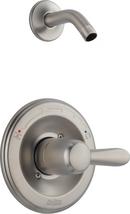 Delta Faucet Brilliance&reg; Stainless Single Handle Shower Faucet (Trim Only) 