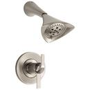 Thermostatic Shower Faucet Trim with Double Lever Handle in Brilliance Luxe Nickel (Trim Only)