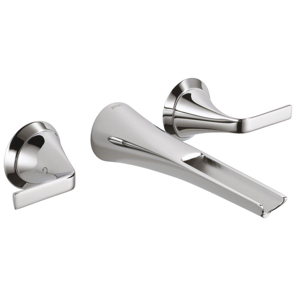 Brizo Chrome Two Handle Widespread Bathroom Sink Faucet 