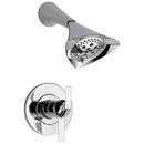 Thermostatic Shower Faucet Trim with Double Lever Handle in Polished Chrome (Trim Only)