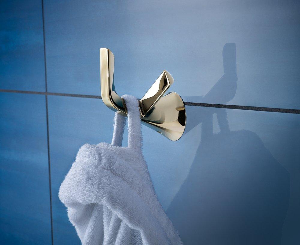 Brizo Chrome 2-Hook Robe Hook 