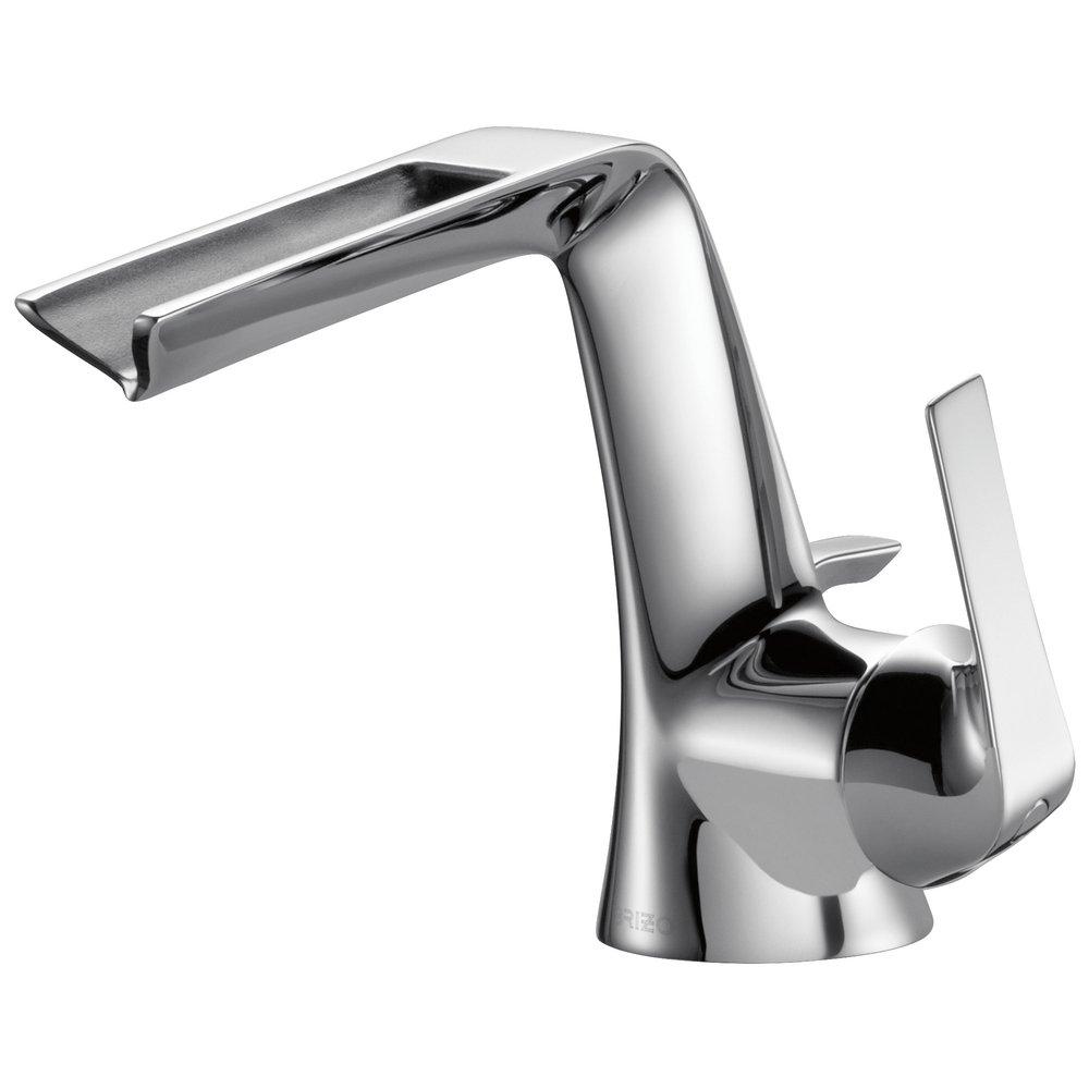Brizo Chrome Single Handle Monoblock Bathroom Sink Faucet 