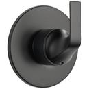 Brizo Matte Black Single Handle Bathtub & Shower Faucet (Trim Only) 