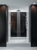 Brizo Luxe Nickel 1/2 x 2-3/8 x 6 in. NPT Solid Brass Shower Arm and Flange 