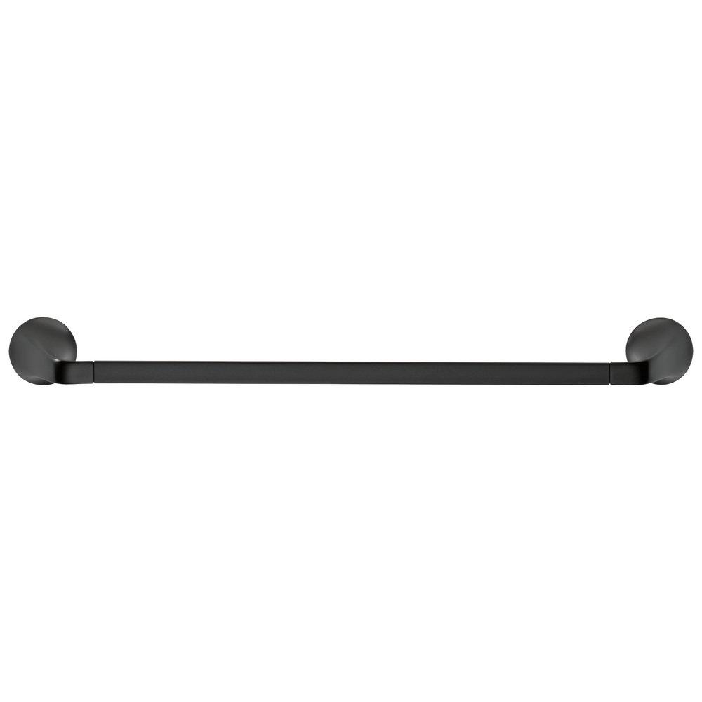 Brizo Matte Black 18 in. Towel Bar 