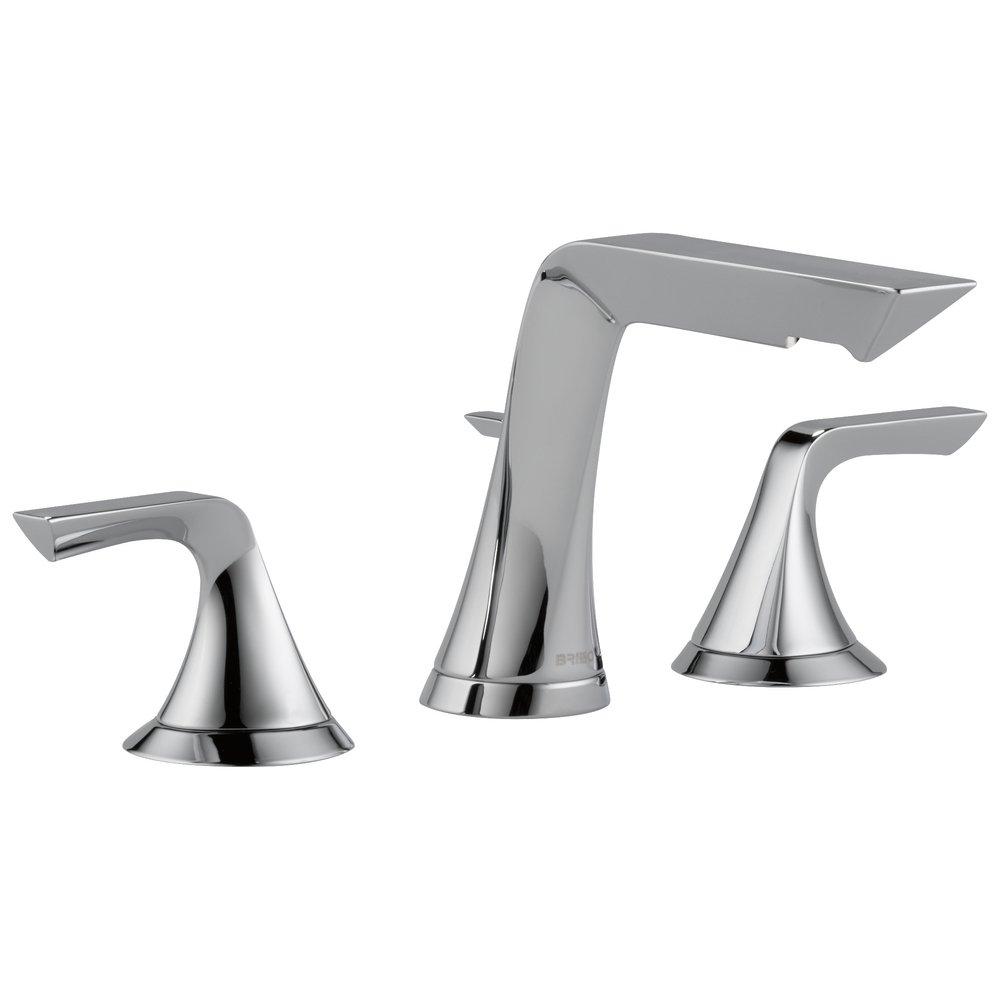 Brizo Chrome Two Handle Widespread Bathroom Sink Faucet 