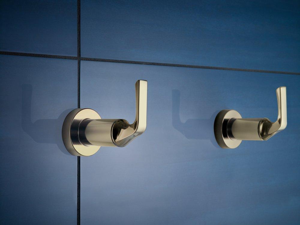 Brizo Matte Black Single Handle Bathtub & Shower Faucet (Trim Only) 