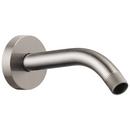 Brizo Luxe Nickel 1/2 in. NPT x IPS Solid Brass Shower Arm and Flange 