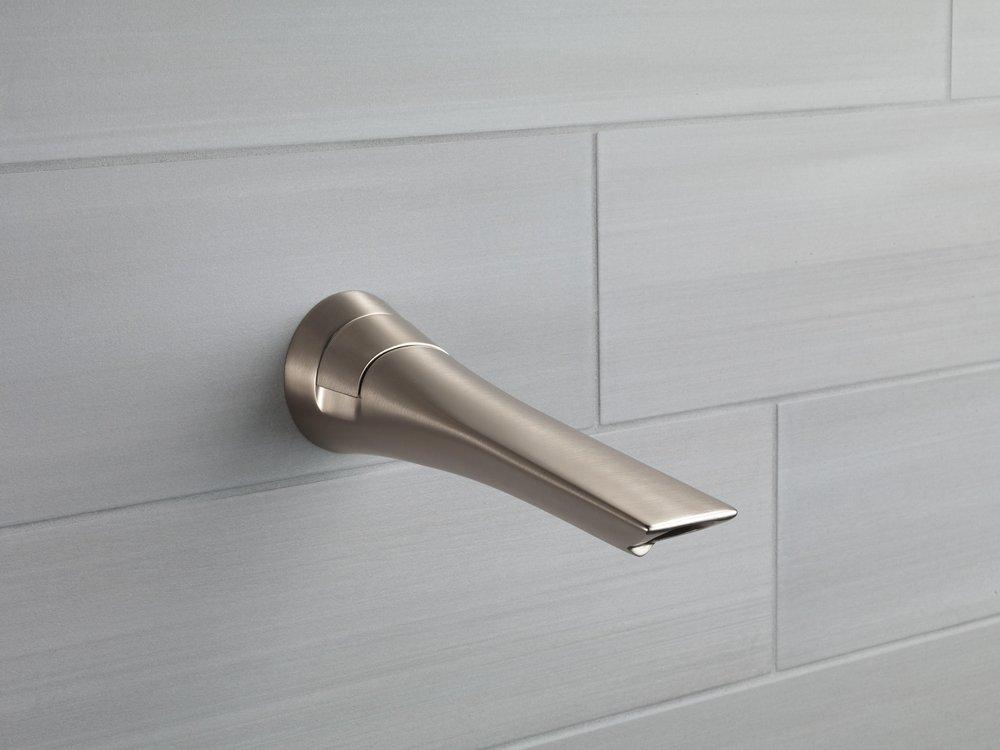 Brizo Luxe Nickel Pull-Up Diverter Tub Spout 