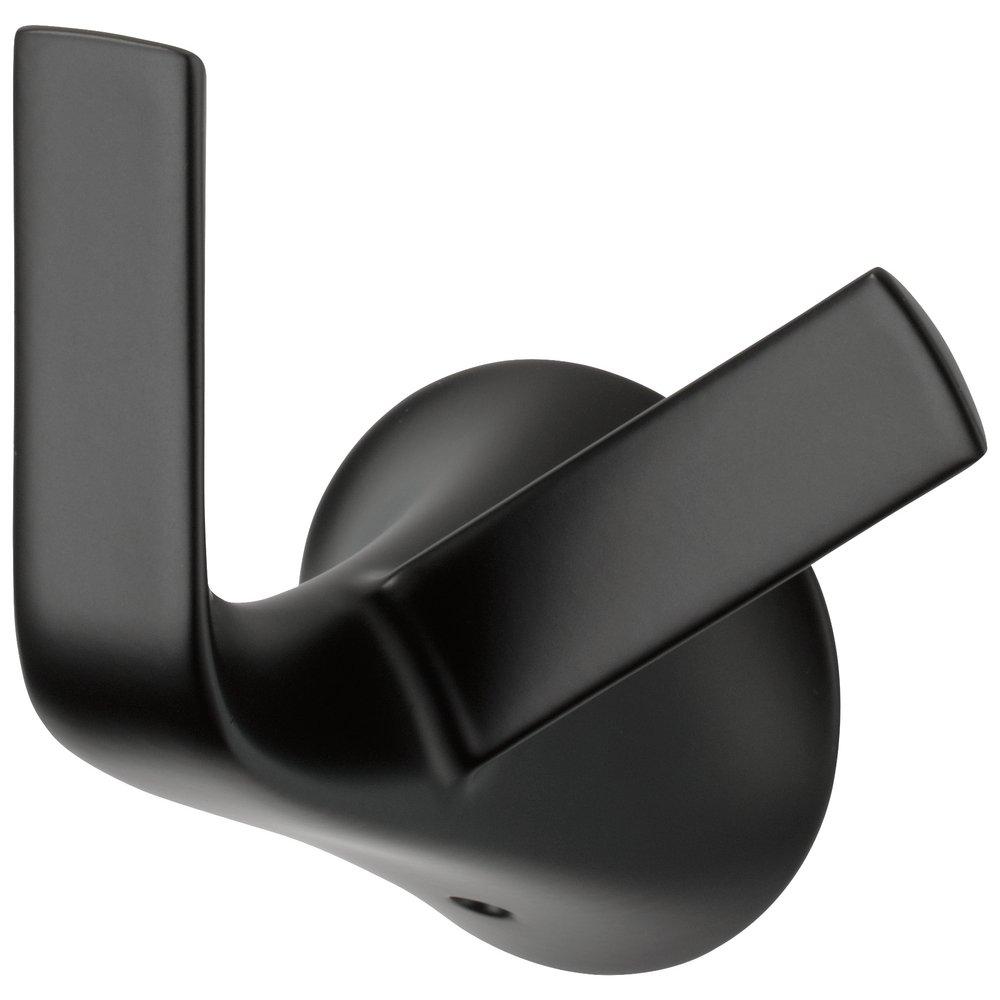 Brizo Matte Black 2-Hook Robe Hook 
