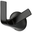 Brizo Matte Black 2-Hook Robe Hook 