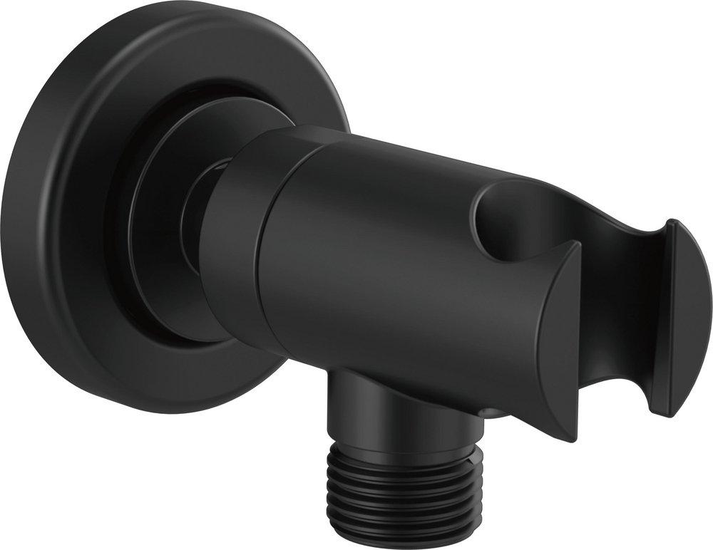 Brizo Matte Black 2-5/16 x 3-11/16 in. NPSM Brass Hand Shower Holder 