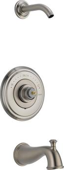 Delta Faucet Brilliance&reg; Stainless Shower Faucet (Trim Only) 