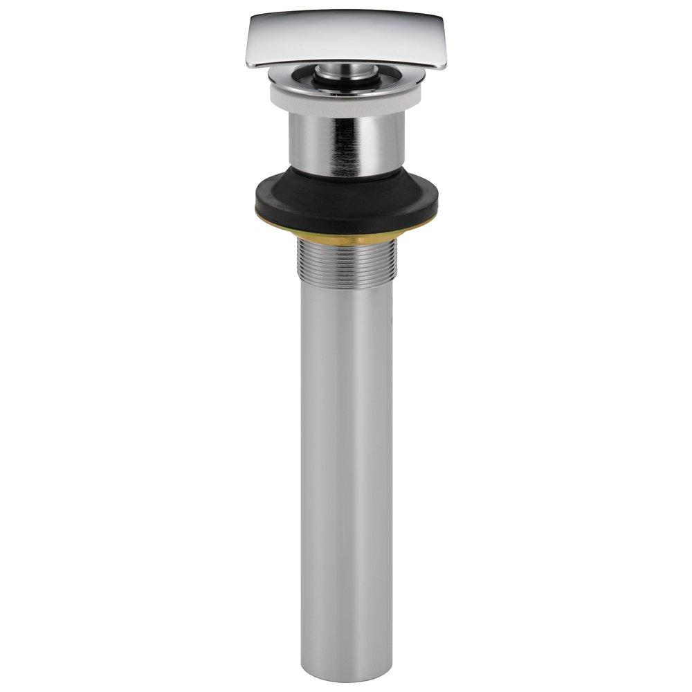 Delta Faucet Polished Nickel Square PUSH Pop Up L/O Polished Nickel 