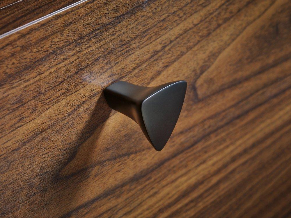 Brizo Matte Black Drawer Knob 