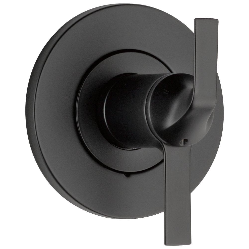 Brizo Matte Black Thermostatic Valve Trim 