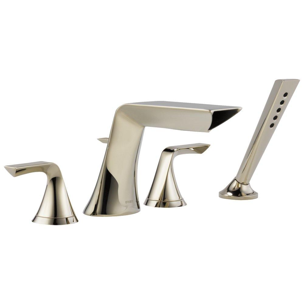 Brizo Polished Nickel Two Handle Roman Tub Faucet Trim Only 