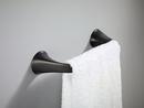 Brizo Matte Black 8 in. Towel Bar 