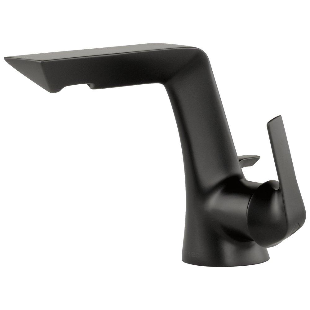 Brizo Matte Black Single Handle Bathroom Sink Faucet 