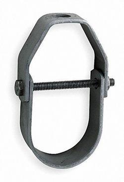 1/2 in. Electrogalvanized Carbon Steel Felt Lined Clevis Hanger
