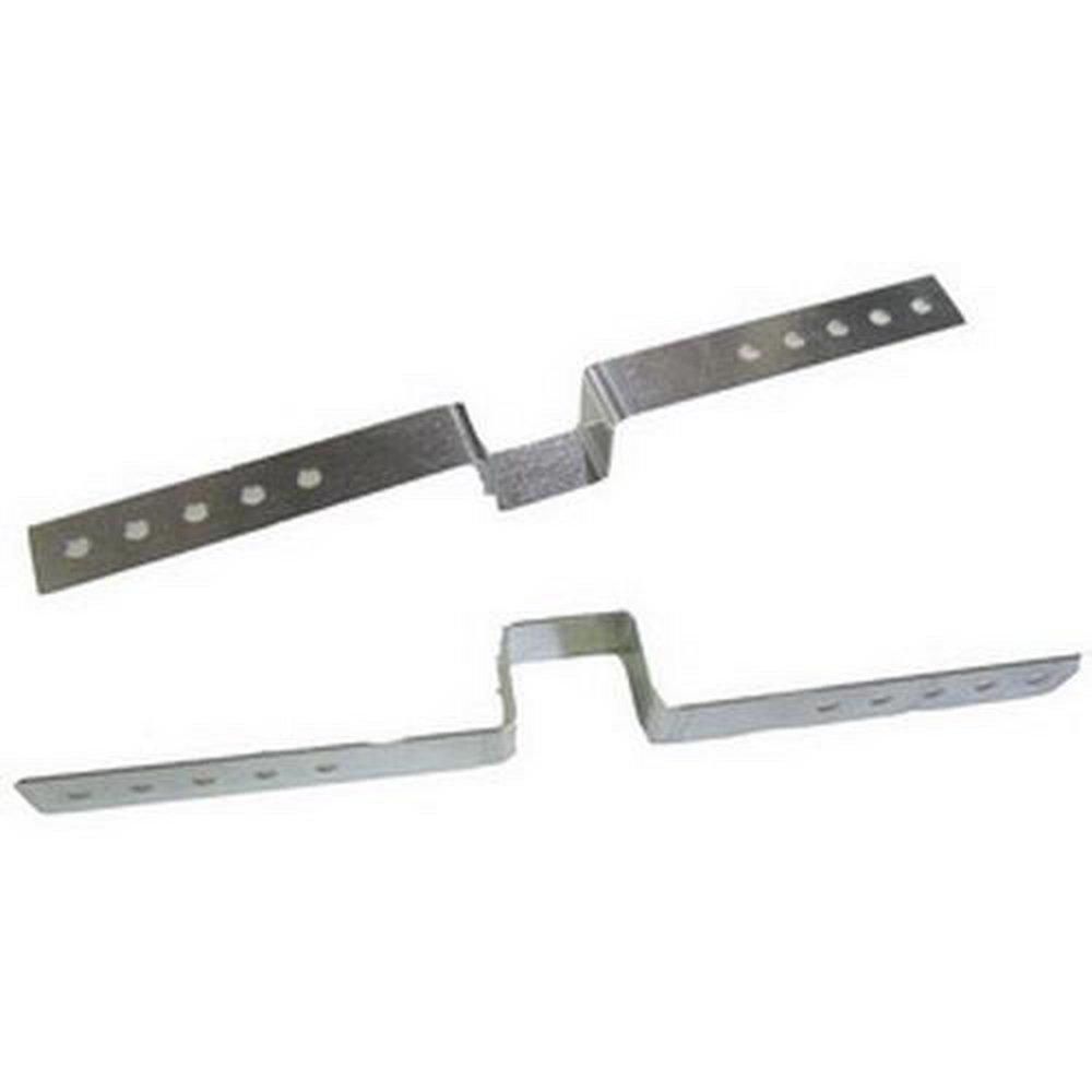 QuickDrain Galvanized Steel Drain Placement Bracket 2 Pack 