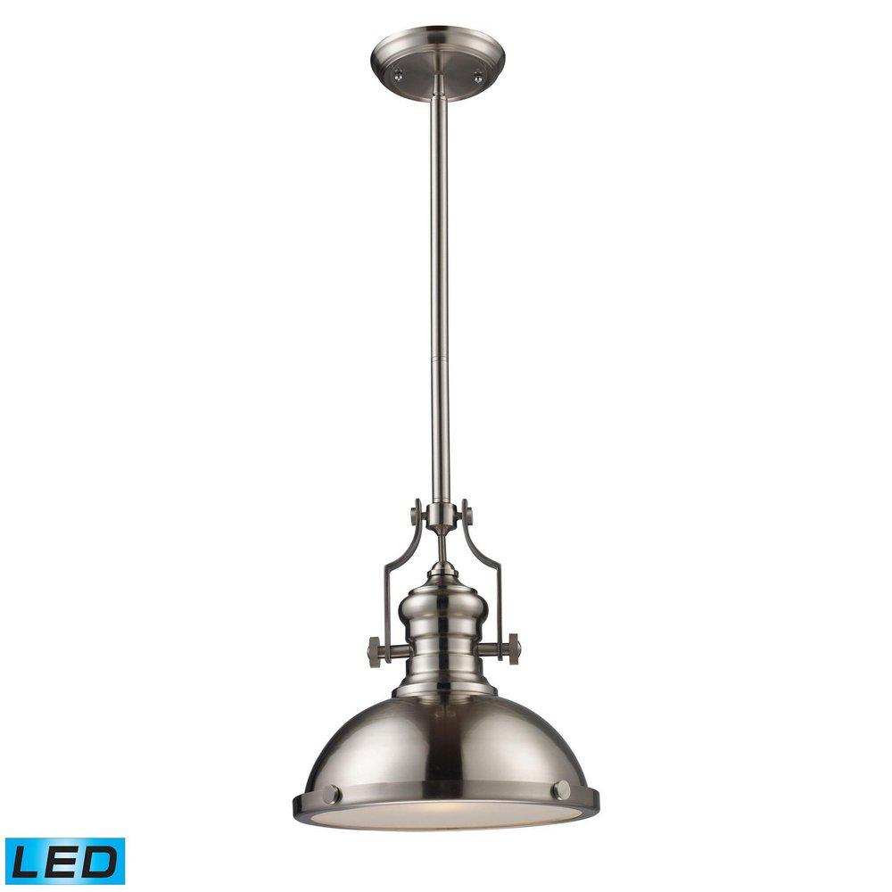 Elk Home Satin Nickel 60W 1-Light Pendant 